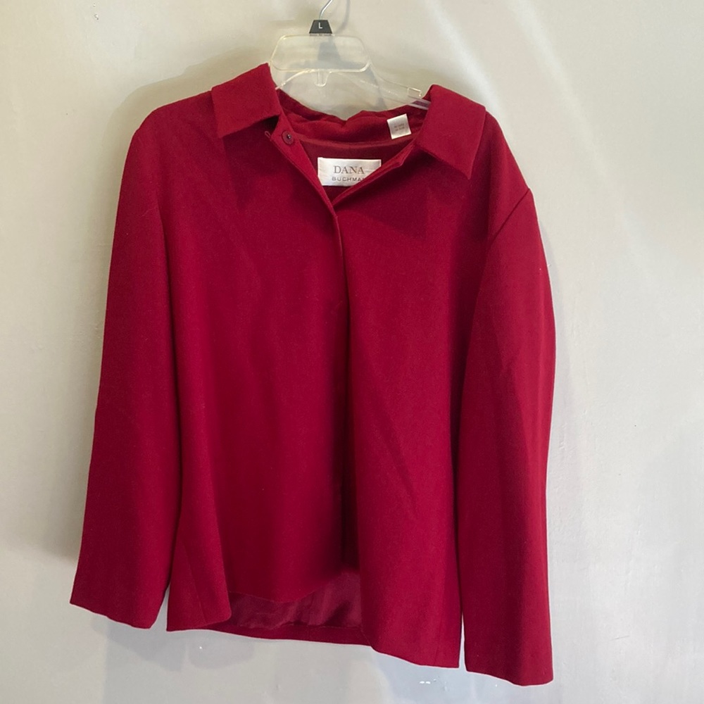 Dana Buchman 16 red jacket